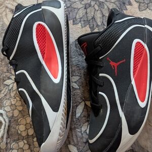 Black and Red Athletic Sneakers